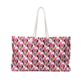 Pink Checkerboard Minnie Weekender Bag
