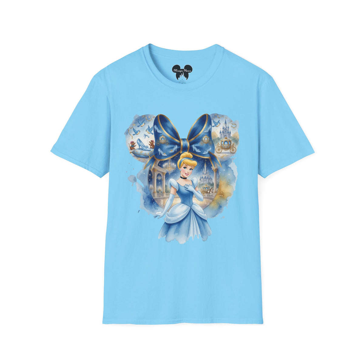 Disney Princess - Cinderella's Midnight Glass Slipper Vignette Unisex Graphic Tee