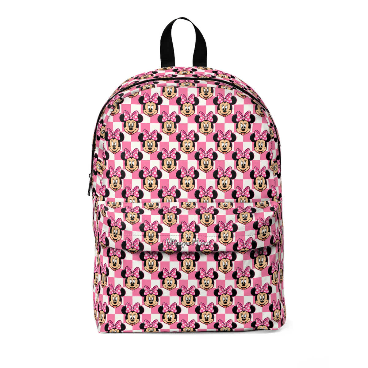 Pink Checkerboard Minnie Park Hopper Backpack