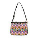 Checkerboard Mickey Hands Small Shoulder Bag