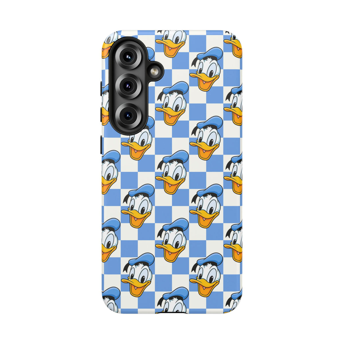 Blue Checkerboard Donald Resort Ready Cell Phone Tech Case