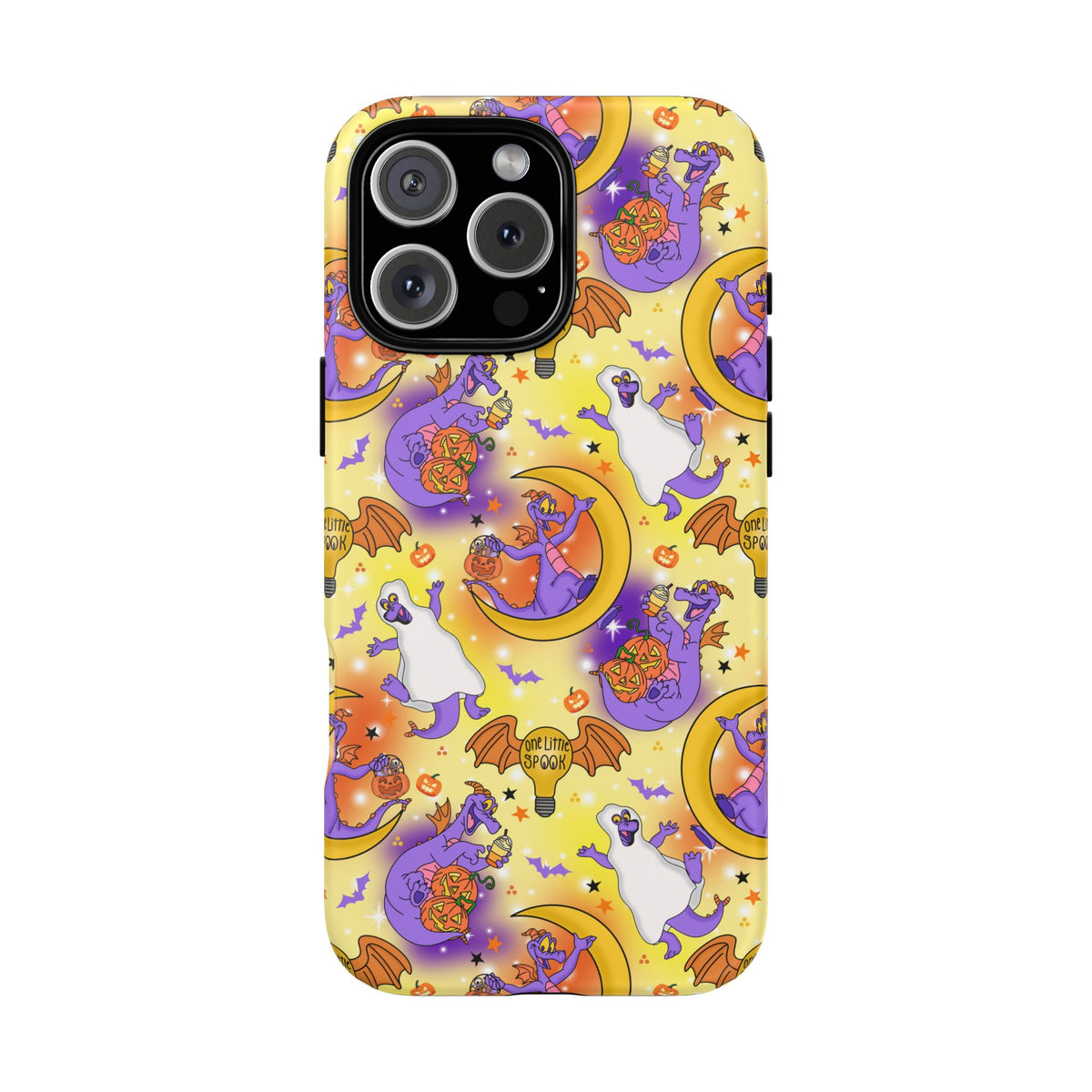 Figment on the Moon Yellow Resort Ready Cell Phone Tech Case