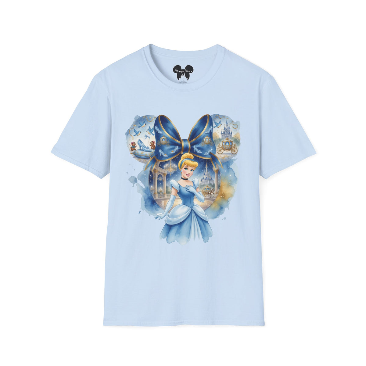 Disney Princess - Cinderella's Midnight Glass Slipper Vignette Unisex Graphic Tee