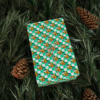 Teal Checkerboard Pluto Wrapping Paper Roll