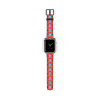 Christmas Snowy Park Holiday Whimsical Watch Band - Apple