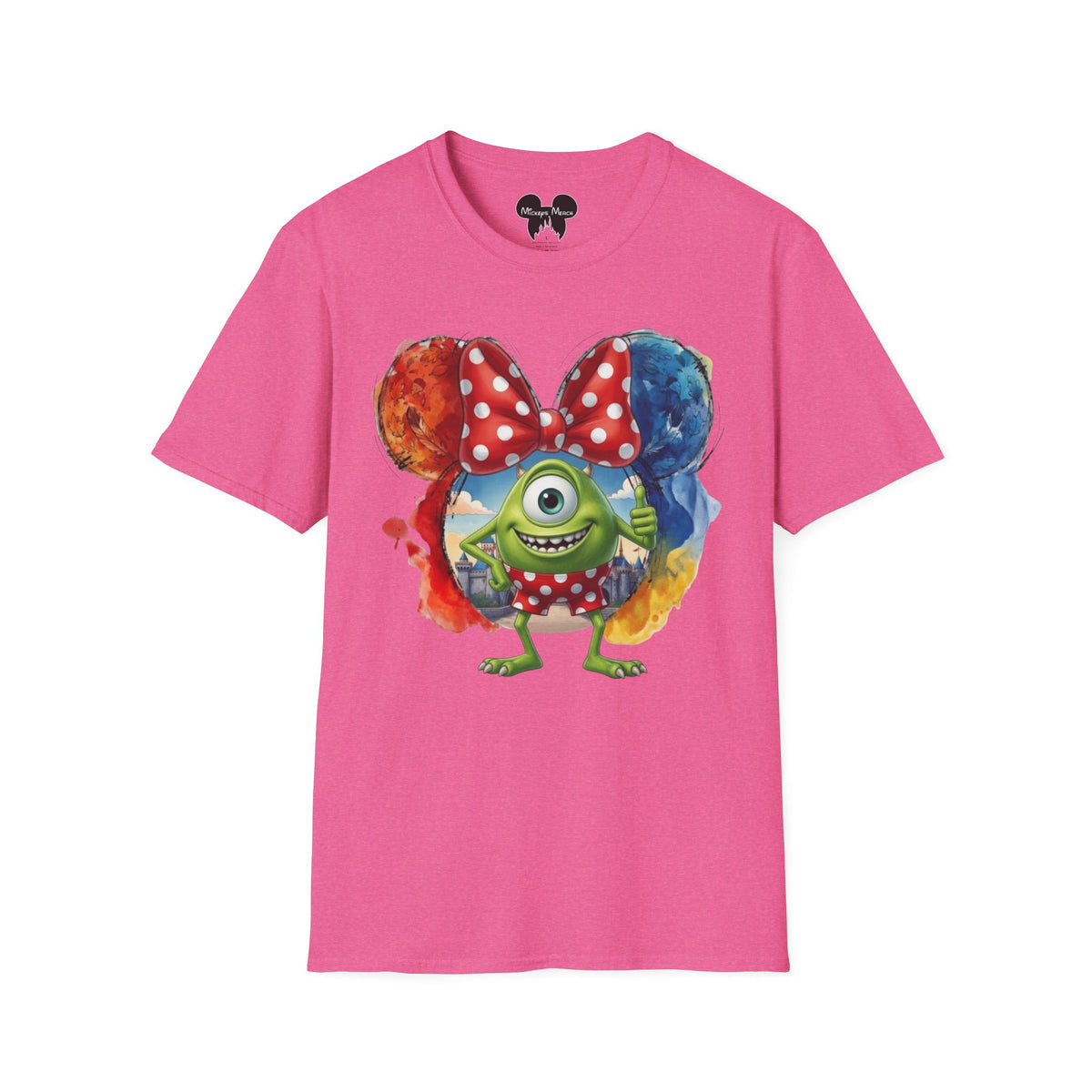 Monsters Inc - Mike Wazowski's Polka Dot Vignette Unisex Graphic Tee