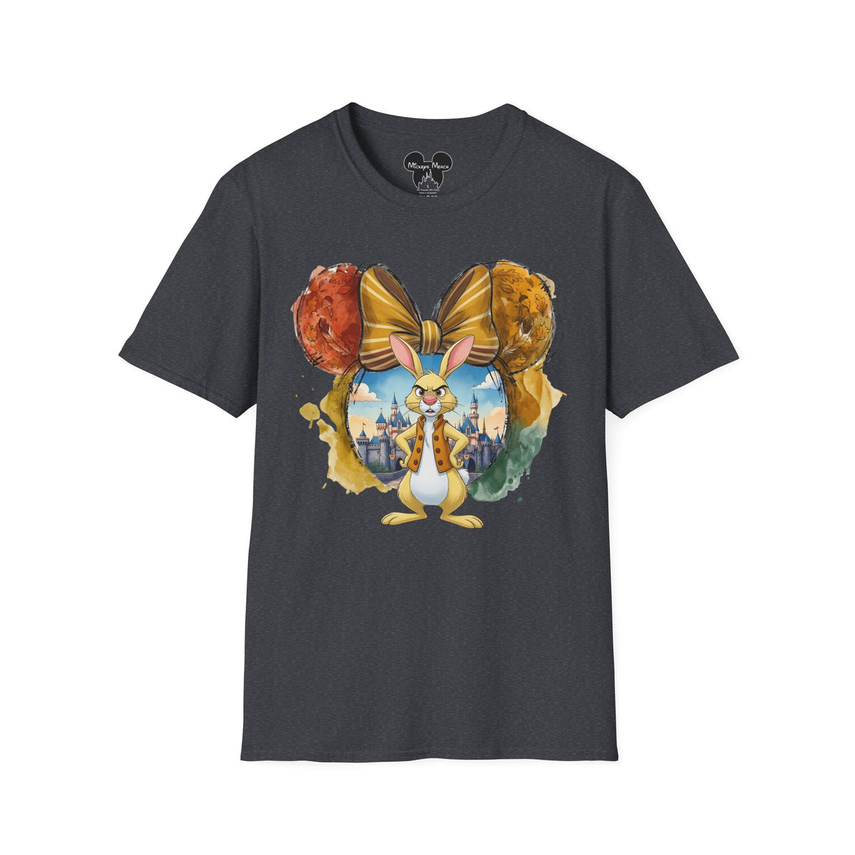 Winnie the Pooh - Rabbit's Gold Bow Vignette Unisex Graphic Tee
