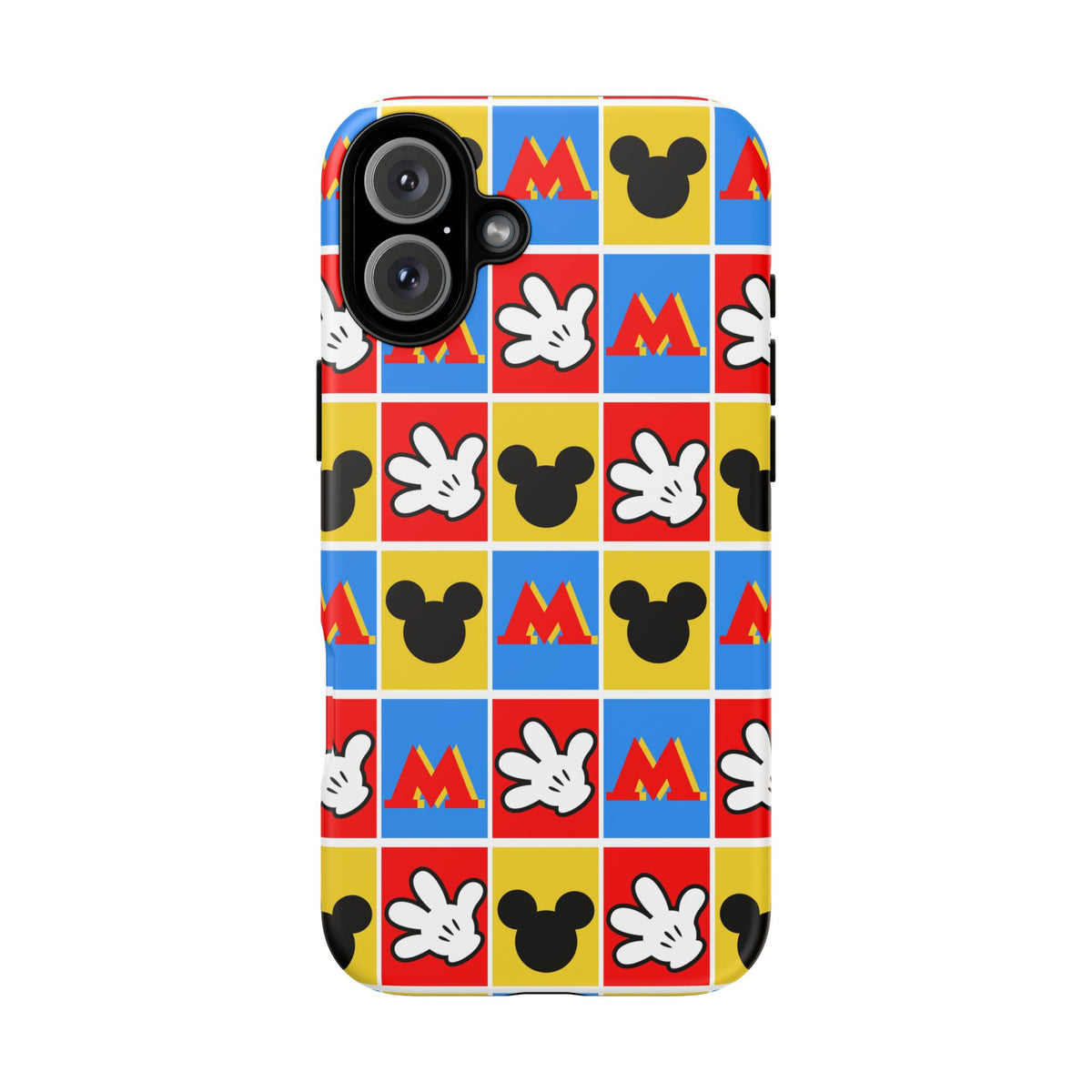 Checkerboard Mickey Hands Resort Ready Cell Phone Tech Case