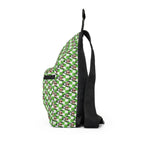 Green Checkerboard Goofy Crossbody Sling Bag