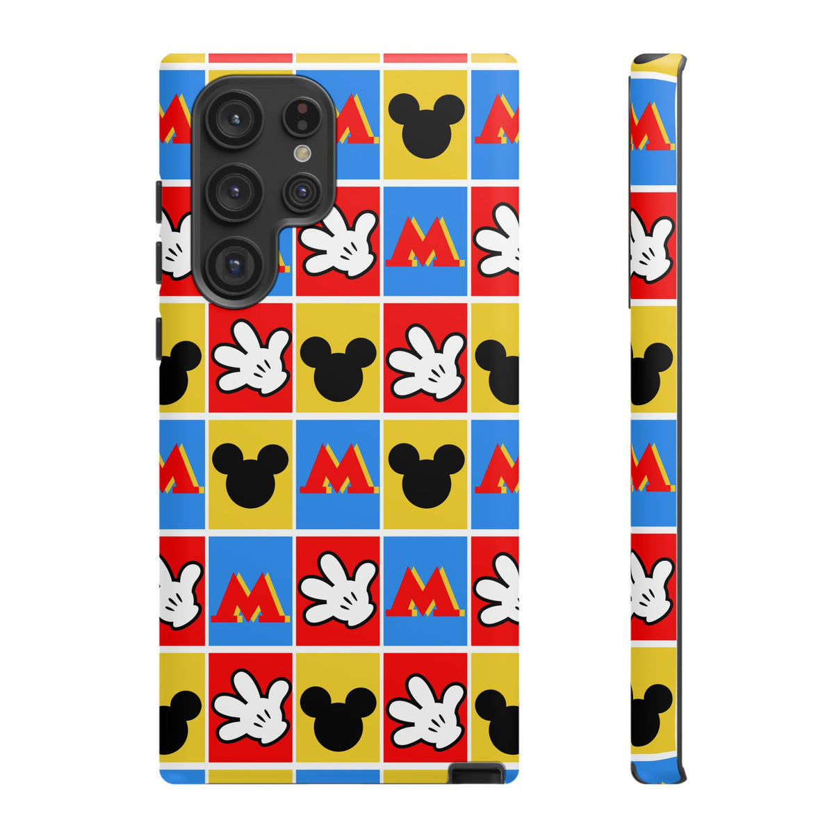 Checkerboard Mickey Hands Resort Ready Cell Phone Tech Case