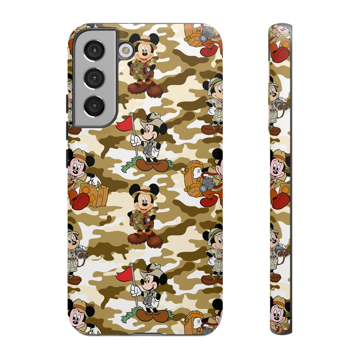 Jungle Camo Mickey Resort Ready Cell Phone Tech Case