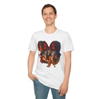 Lion King - Scar's Fiery Polka Dot Vignette Unisex Graphic Tee