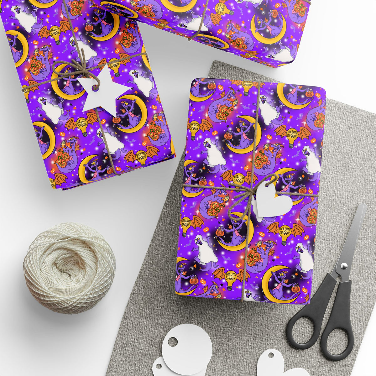 Figment on the Moon Purple Wrapping Paper Roll