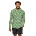 Green Checkerboard Goofy Hooded Sun Shirt