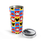 Checkerboard Mickey Hands 20oz Tumbler