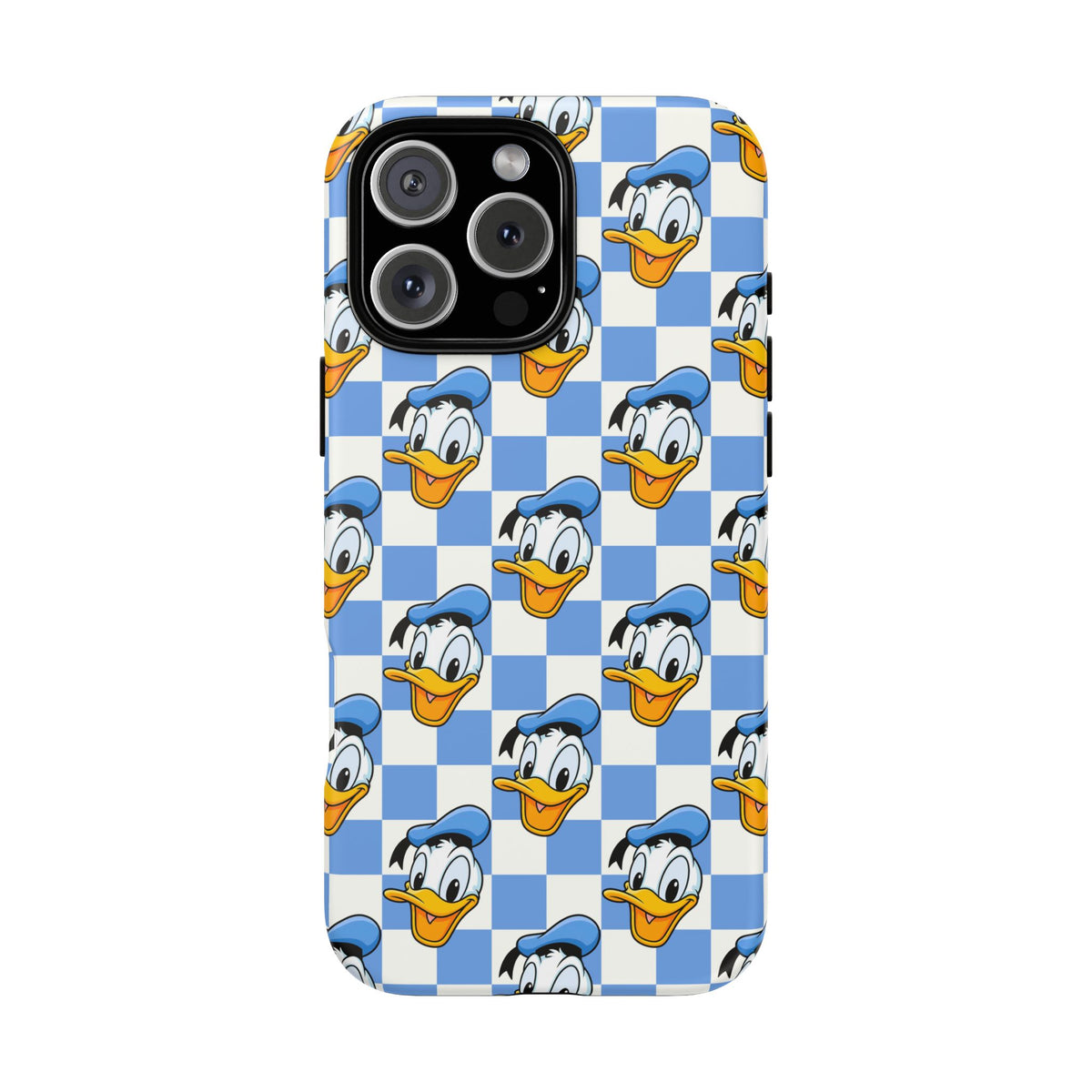 Blue Checkerboard Donald Resort Ready Cell Phone Tech Case