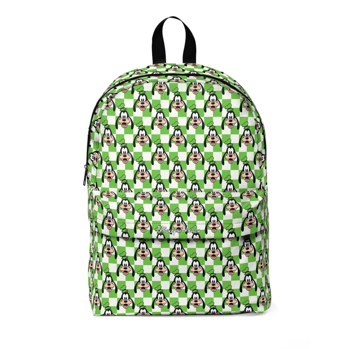 Green Checkerboard Goofy Park Hopper Backpack