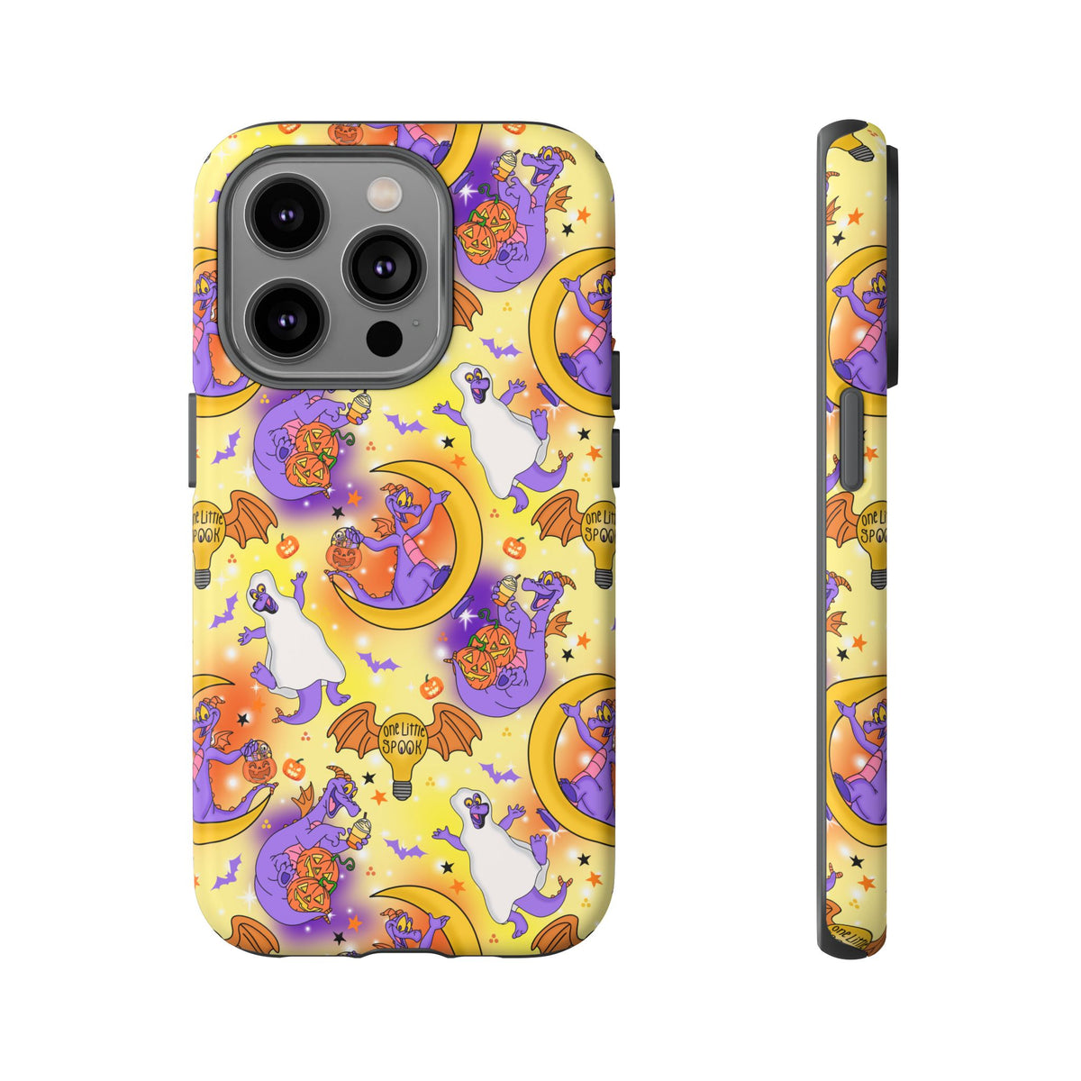Figment on the Moon Yellow Resort Ready Cell Phone Tech Case
