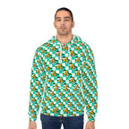 Teal Checkerboard Pluto Hooded Sweatshirt