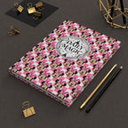 Pink Checkerboard Minnie Daily Magic Matte Hardcover Journal