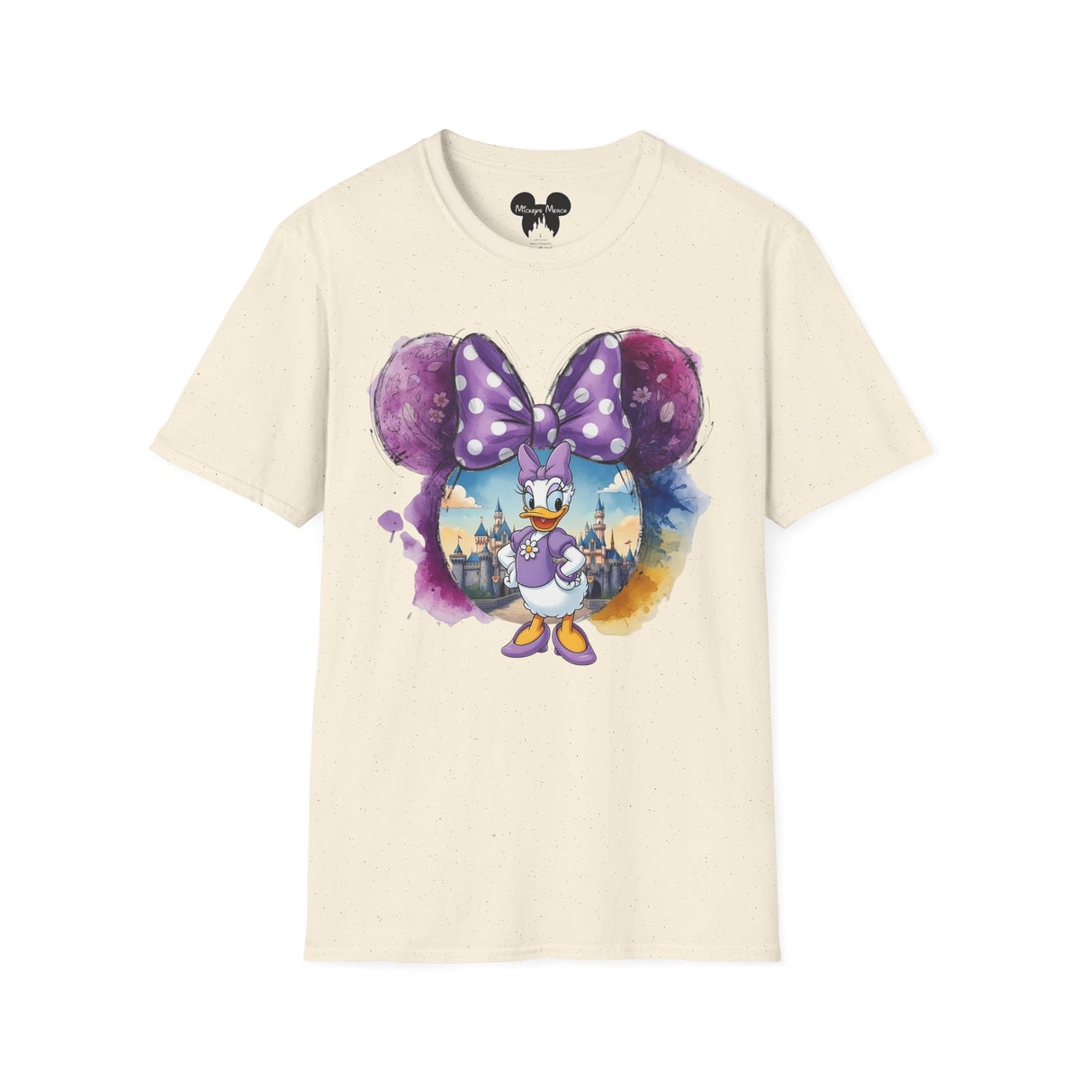 Sensational Six - Daisy's Purple Polka Dot Castle Vignette Unisex Graphic Tee
