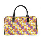Figment on the Moon Yellow PU Leather Travel Bag