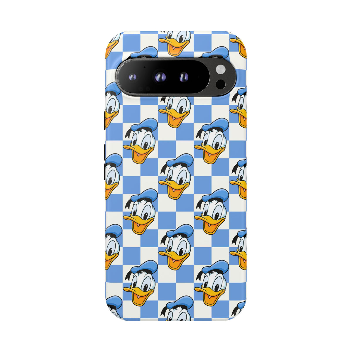 Blue Checkerboard Donald Resort Ready Cell Phone Tech Case