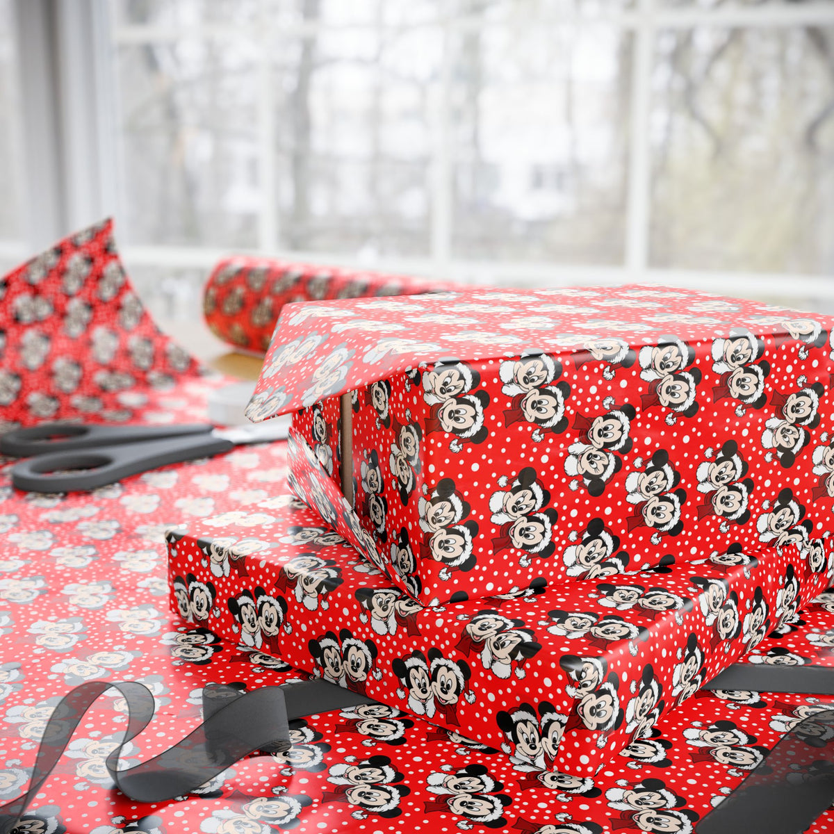 Christmas Holiday Snuggles Wrapping Paper Roll