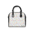 Character Autographs on White Shoulder Handbag