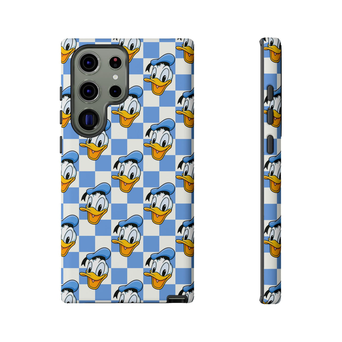Blue Checkerboard Donald Resort Ready Cell Phone Tech Case