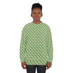 Green Checkerboard Goofy Unisex Crewneck Sweatshirt