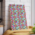 Colorblock Mickey Glass Cutting Board