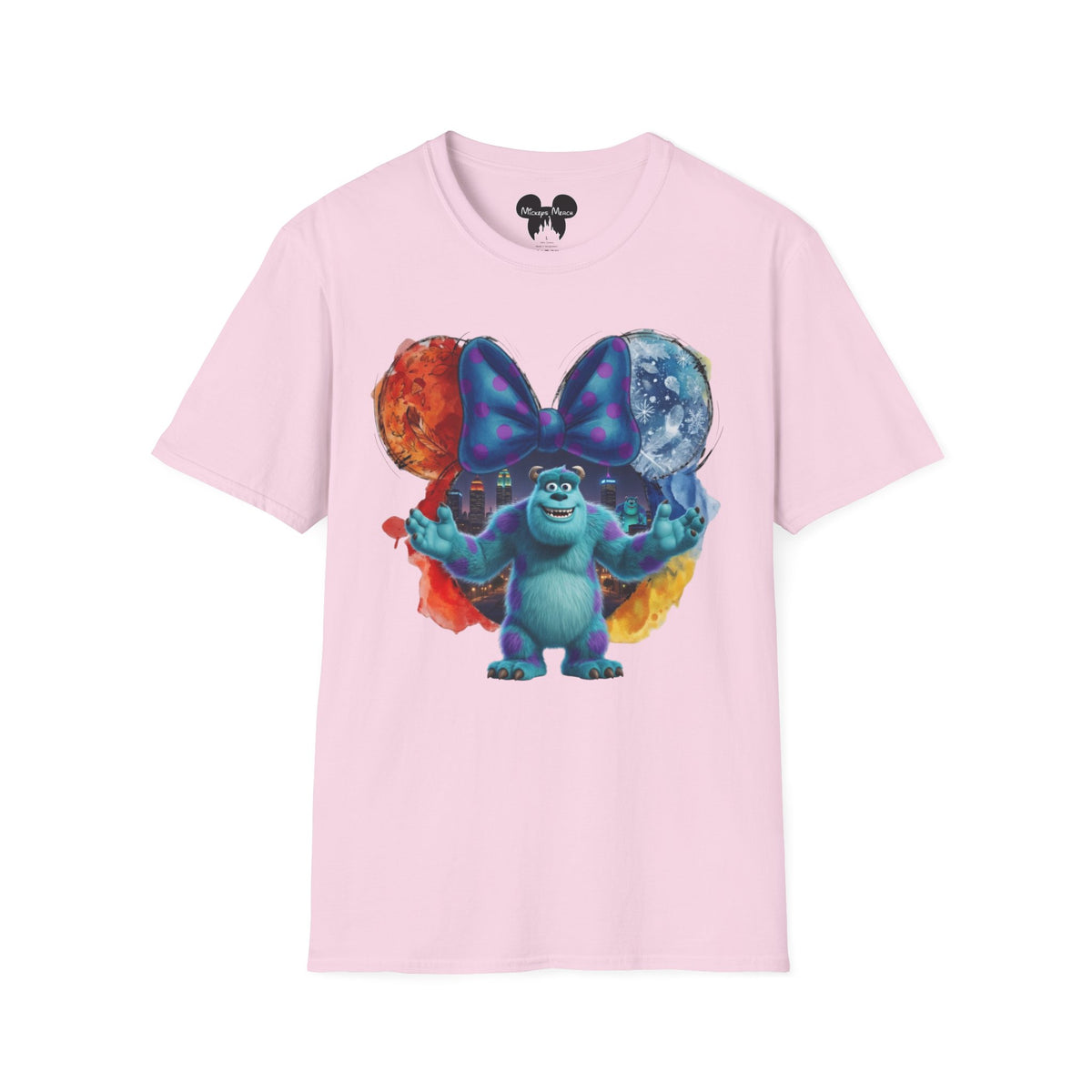 Monsters Inc - Sulley's Monstropolis Vignette Unisex Graphic Tee