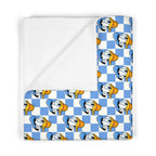 Blue Checkerboard Donald Happily Ever After Baby Blanket