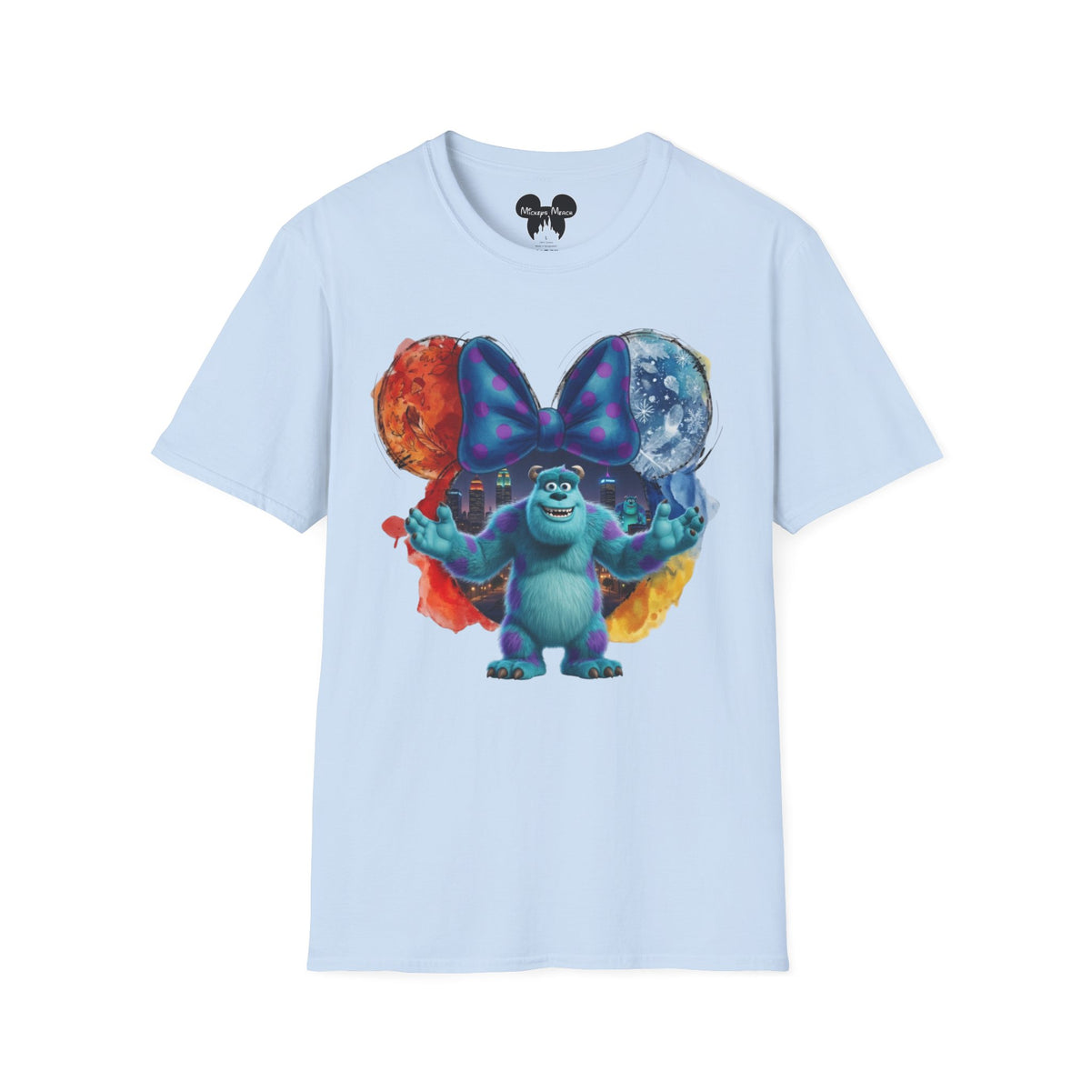 Monsters Inc - Sulley's Monstropolis Vignette Unisex Graphic Tee