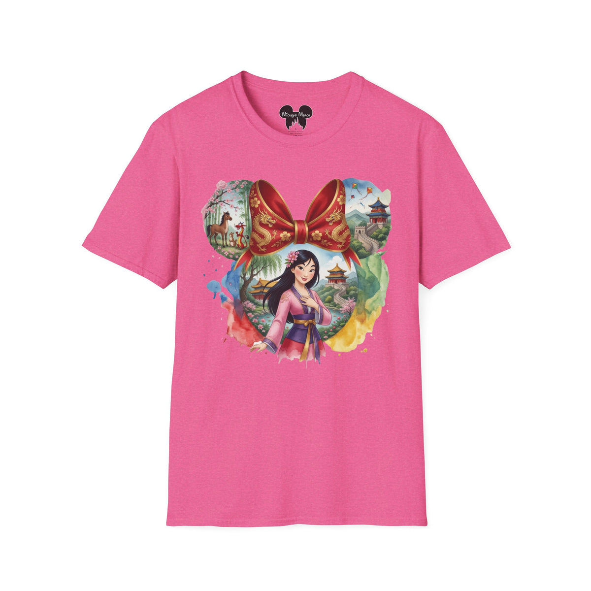 Disney Princess - Mulan's Imperial Blossom Vignette Unisex Graphic Tee
