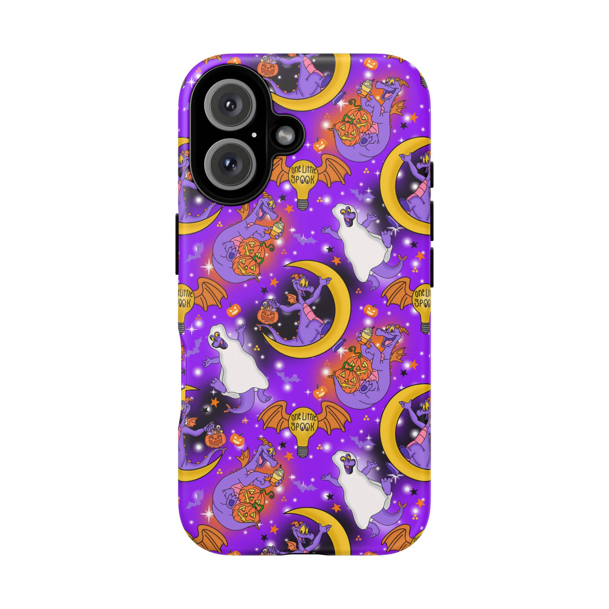 Figment on the Moon Purple Resort Ready Cell Phone Tech Case