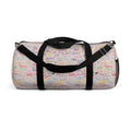 Character Autographs on Pink Travel Duffel Bag
