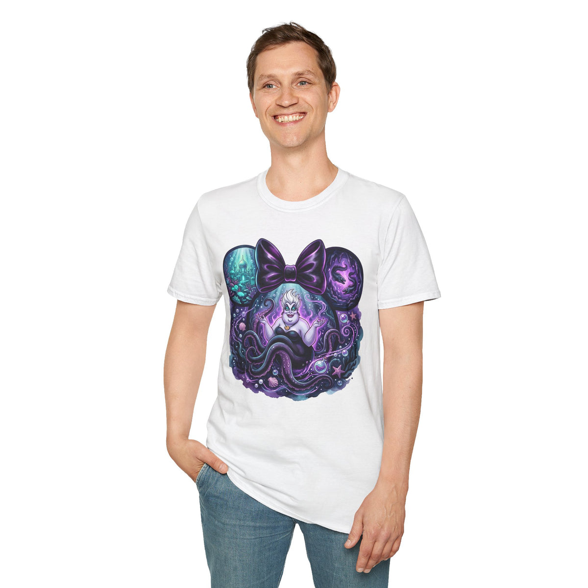 Disney Villains - Ursula's Sea Witch Vignette Unisex Graphic Tee