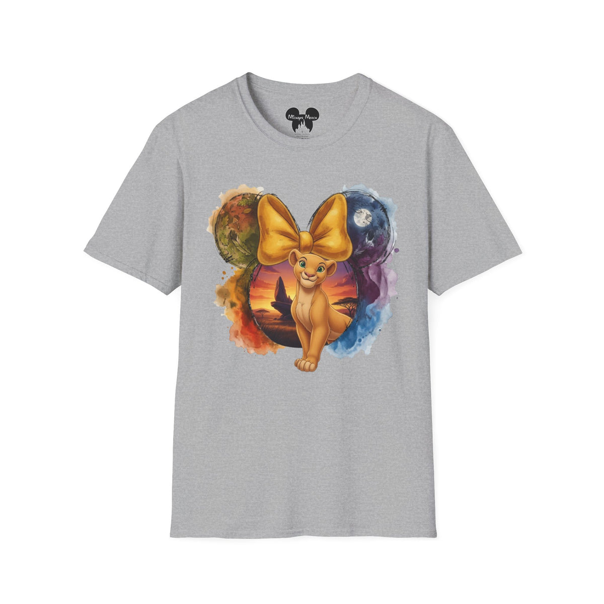 Lion King - Nala's Gold Sunset Vignette Unisex Graphic Tee