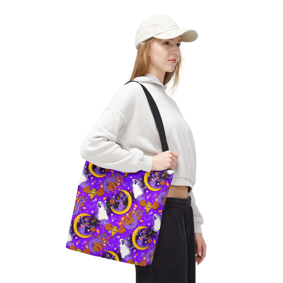 Figment on the Moon Purple Tote Bag