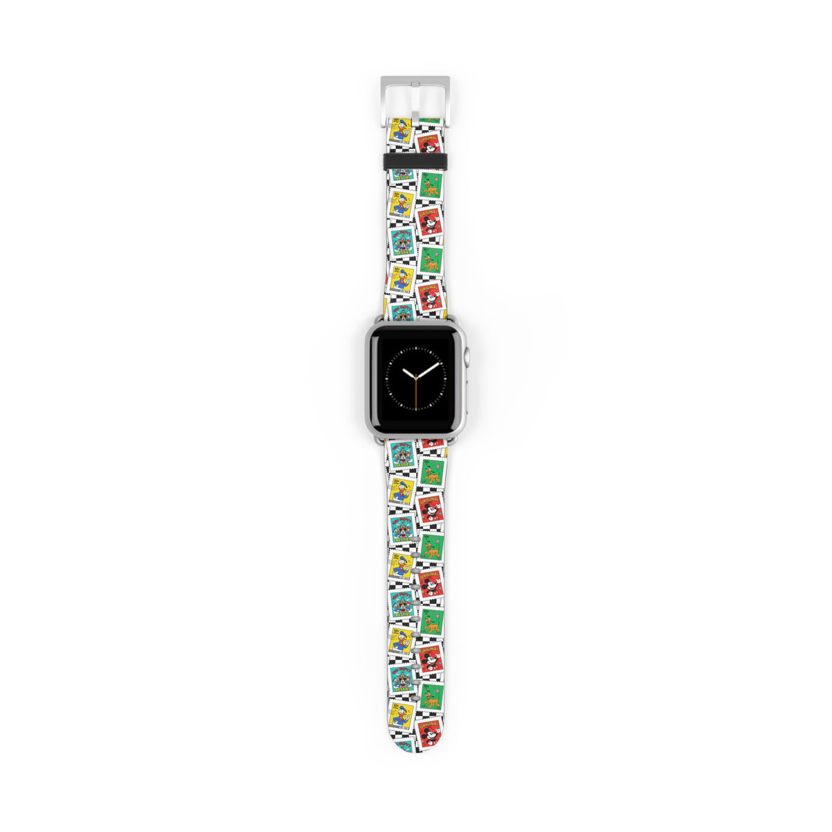 Mickey Stamps Whimsical Watch Band - Apple
