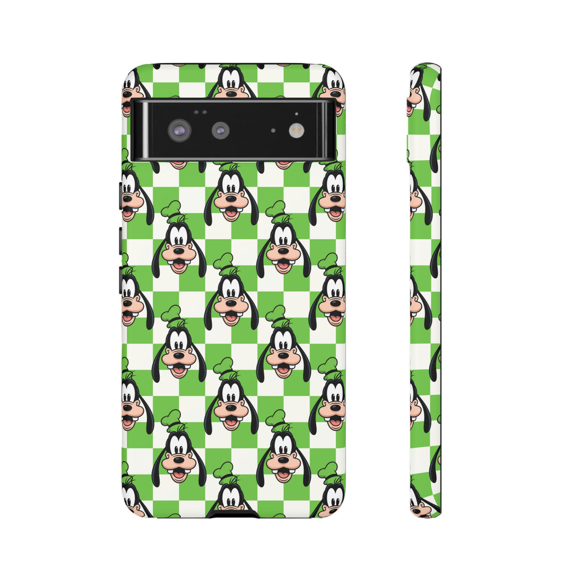 Green Checkerboard Goofy Resort Ready Cell Phone Tech Case