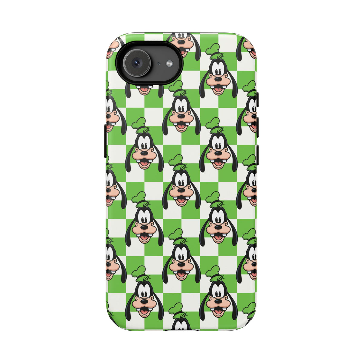 Green Checkerboard Goofy Resort Ready Cell Phone Tech Case