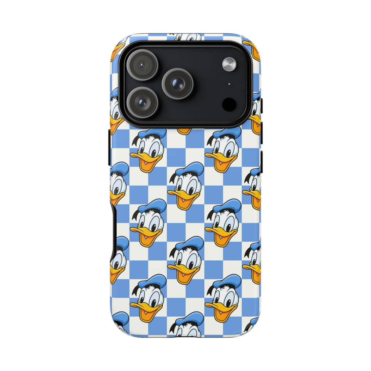 Blue Checkerboard Donald Resort Ready Cell Phone Tech Case