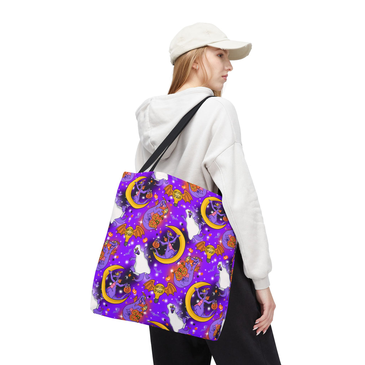 Figment on the Moon Purple Tote Bag