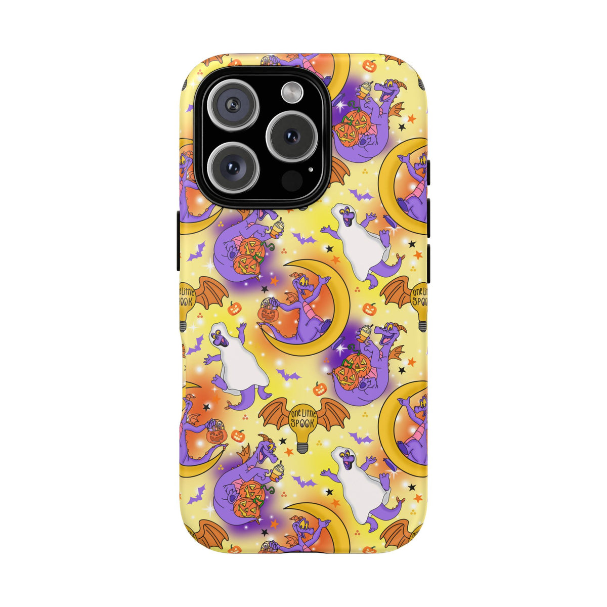 Figment on the Moon Yellow Resort Ready Cell Phone Tech Case