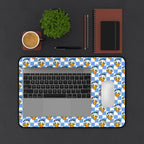 Blue Checkerboard Donald Stateroom Desk Mat