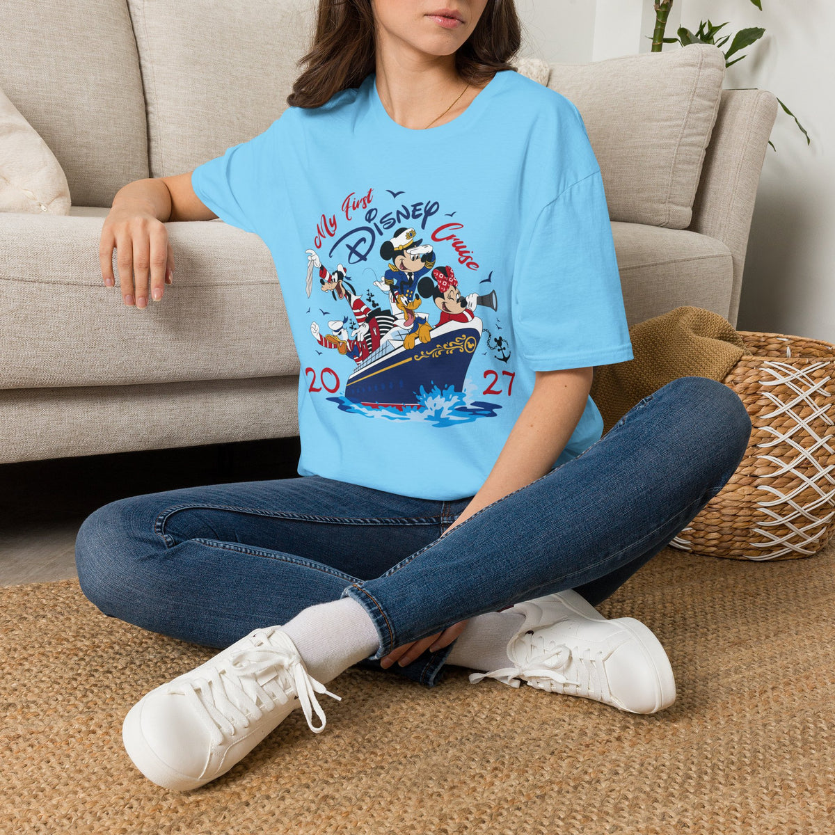 Disney 2027 My First Disney Cruise Unisex Graphic Tee Shirt