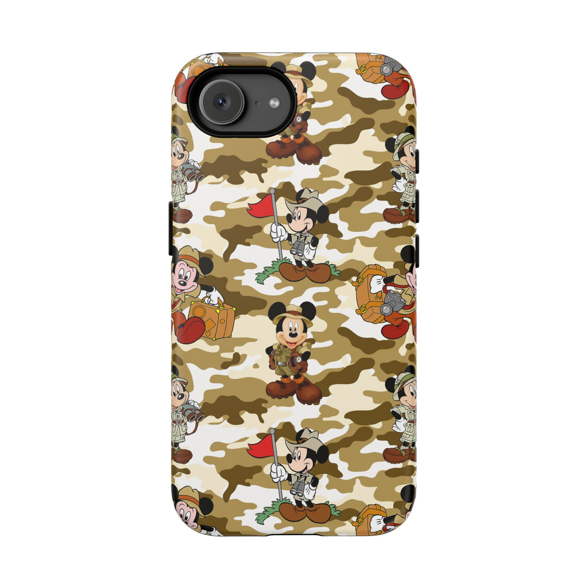 Jungle Camo Mickey Resort Ready Cell Phone Tech Case